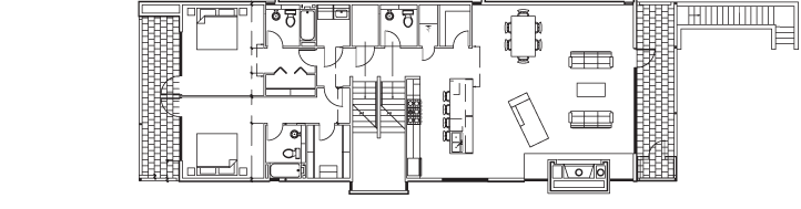 Second Floor Layout of 2108 Crocker