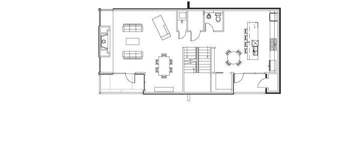 Second Floor Layout of 2103 Converse